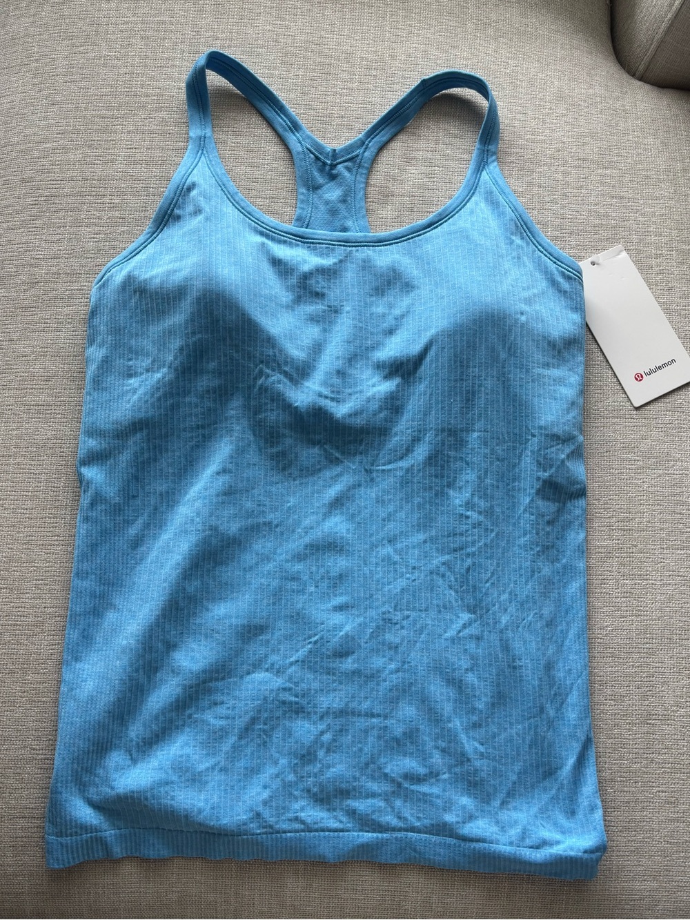 Lululemon Ebb to Street Racerback Tank in Ocean Wave ✨